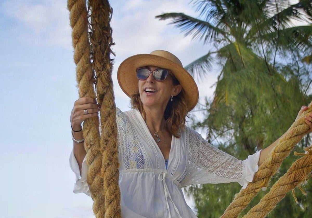 Paz Padilla posa desde Punta Cana