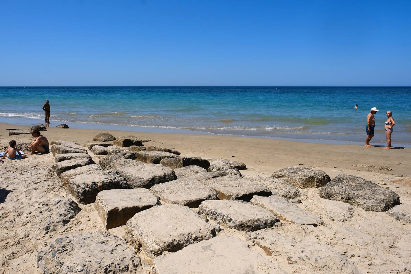 Playa de Santa María del Mar en Cádiz capital