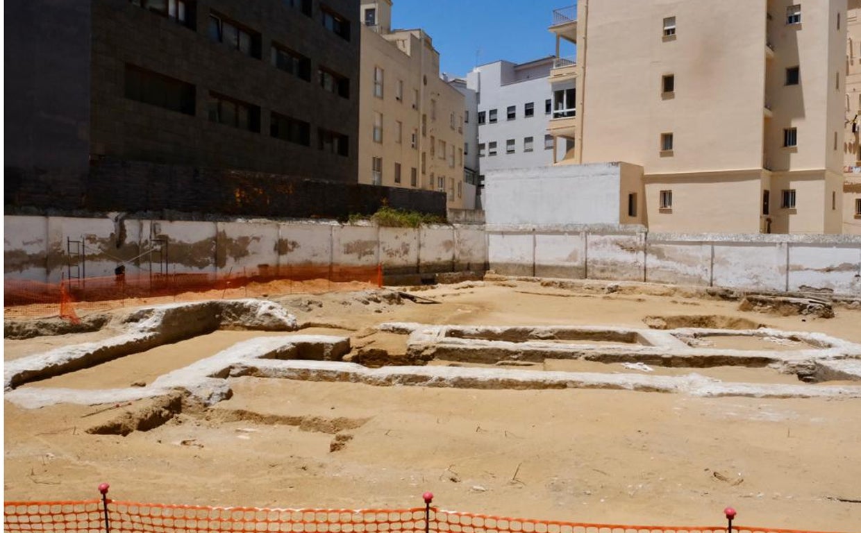 Restos arqueológicos encontrados en Bahía Blanca.