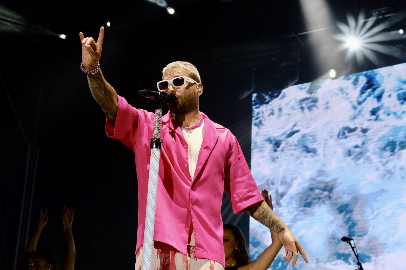 El huracán Maluma arrasa en el Concert Music de Chiclana