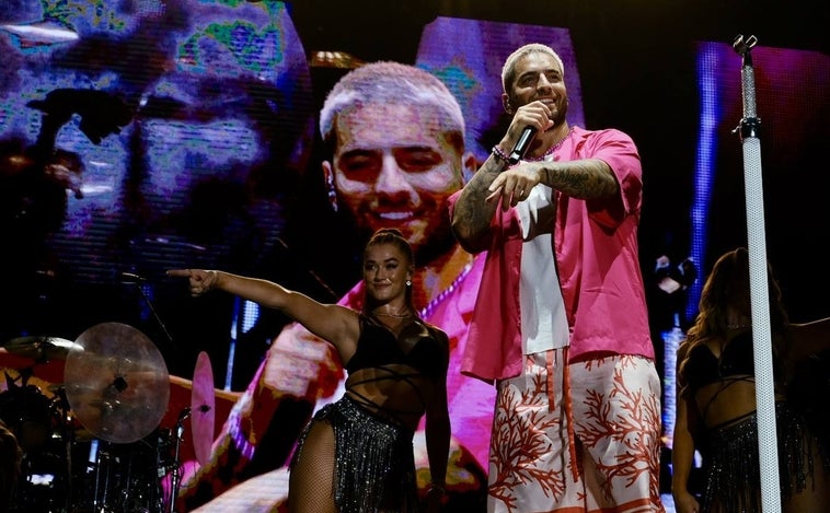 El huracán Maluma arrasa en el Concert Music de Chiclana