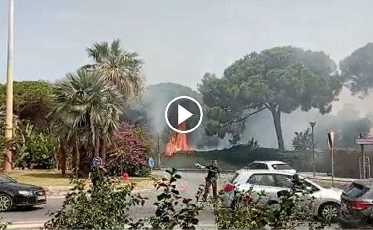 Incendio en un chalet de Vistahermosa, en El Puerto de Santa María