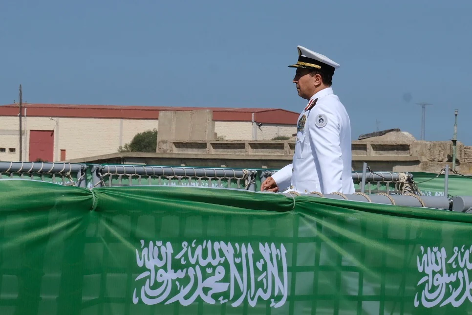 En imágenes: Navantia entrega a Arabia Saudí la segunda corbeta construida en Bahía de Cádiz