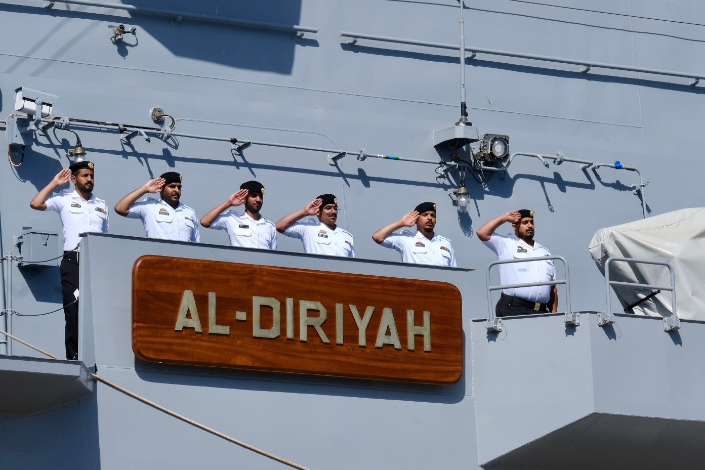 En imágenes: Navantia entrega a Arabia Saudí la segunda corbeta construida en Bahía de Cádiz