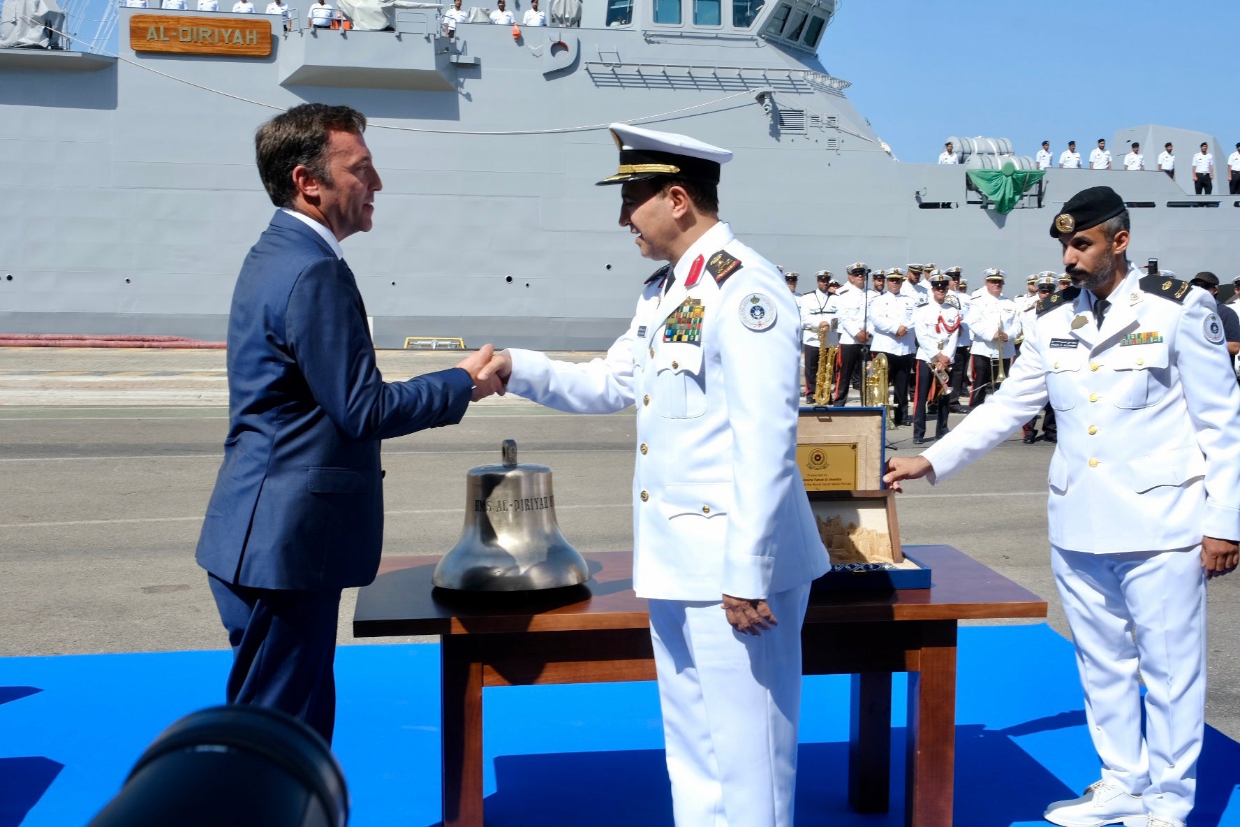 En imágenes: Navantia entrega a Arabia Saudí la segunda corbeta construida en Bahía de Cádiz