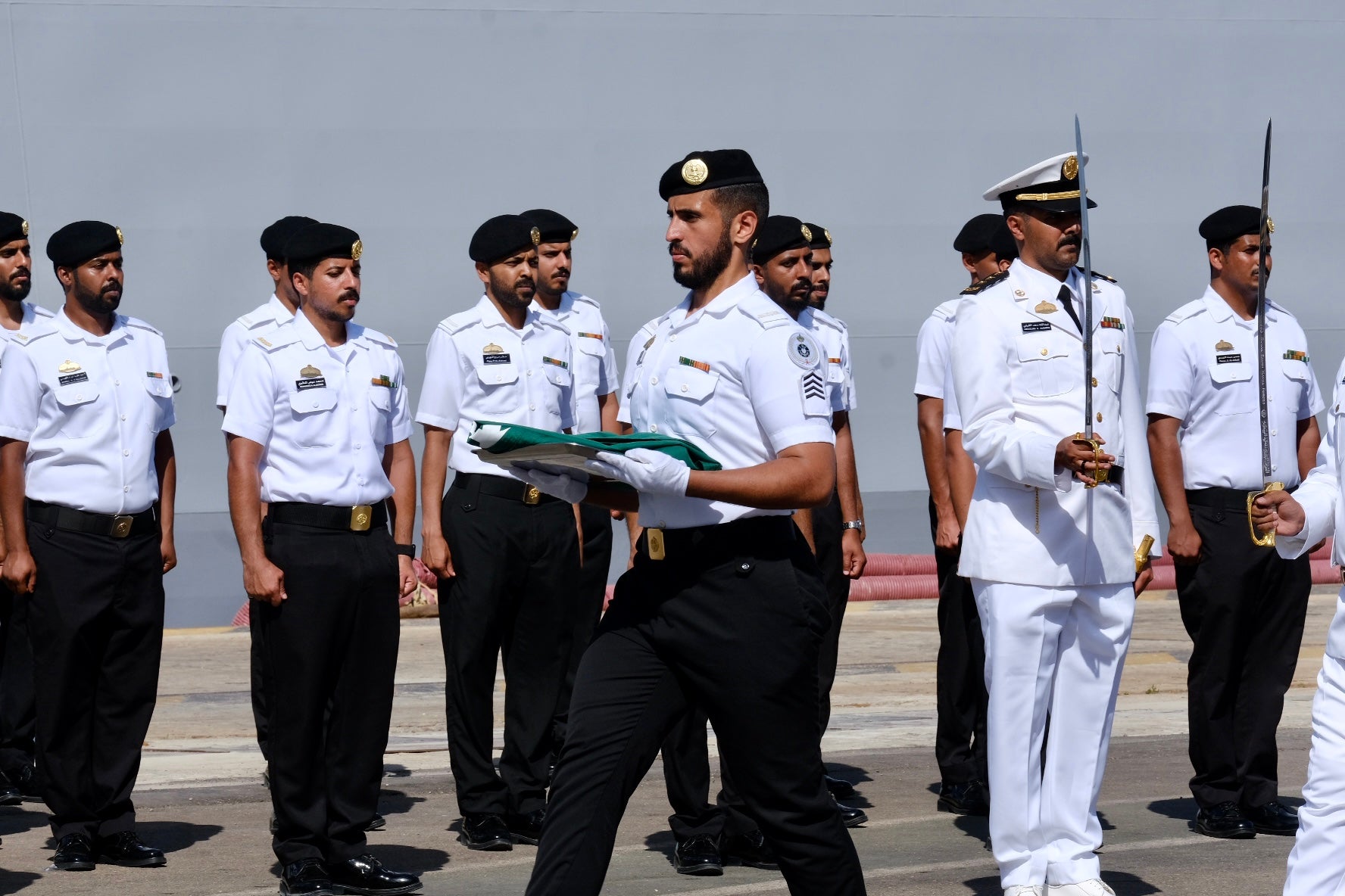 En imágenes: Navantia entrega a Arabia Saudí la segunda corbeta construida en Bahía de Cádiz