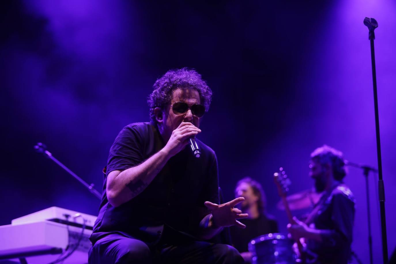 Fotos: El rock de Andrés Calamaro se muestra eterno en Chiclana