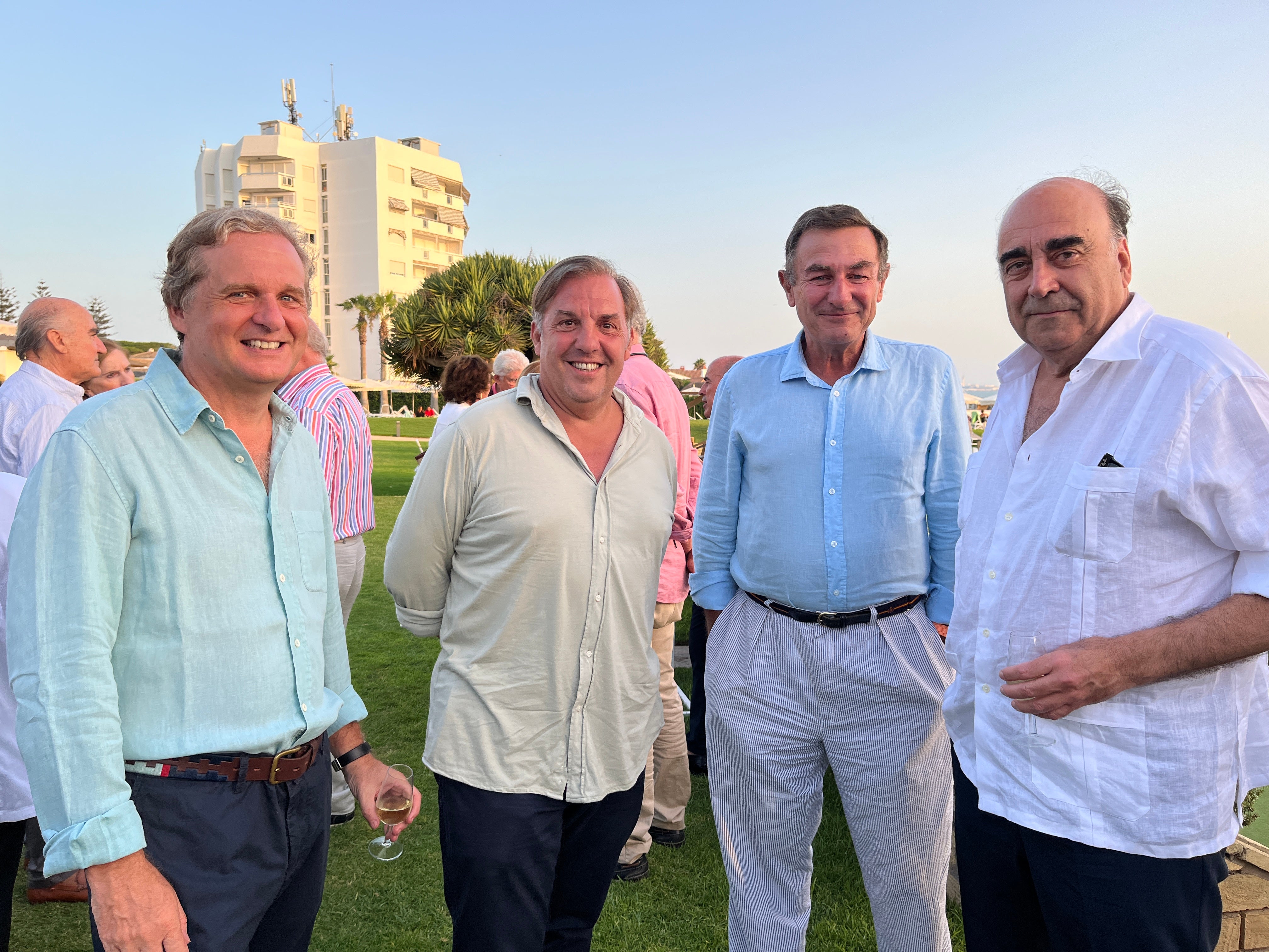 Ignacio Ybarra, Rafael Canales, Luis Gabarde y Luis Ysasi