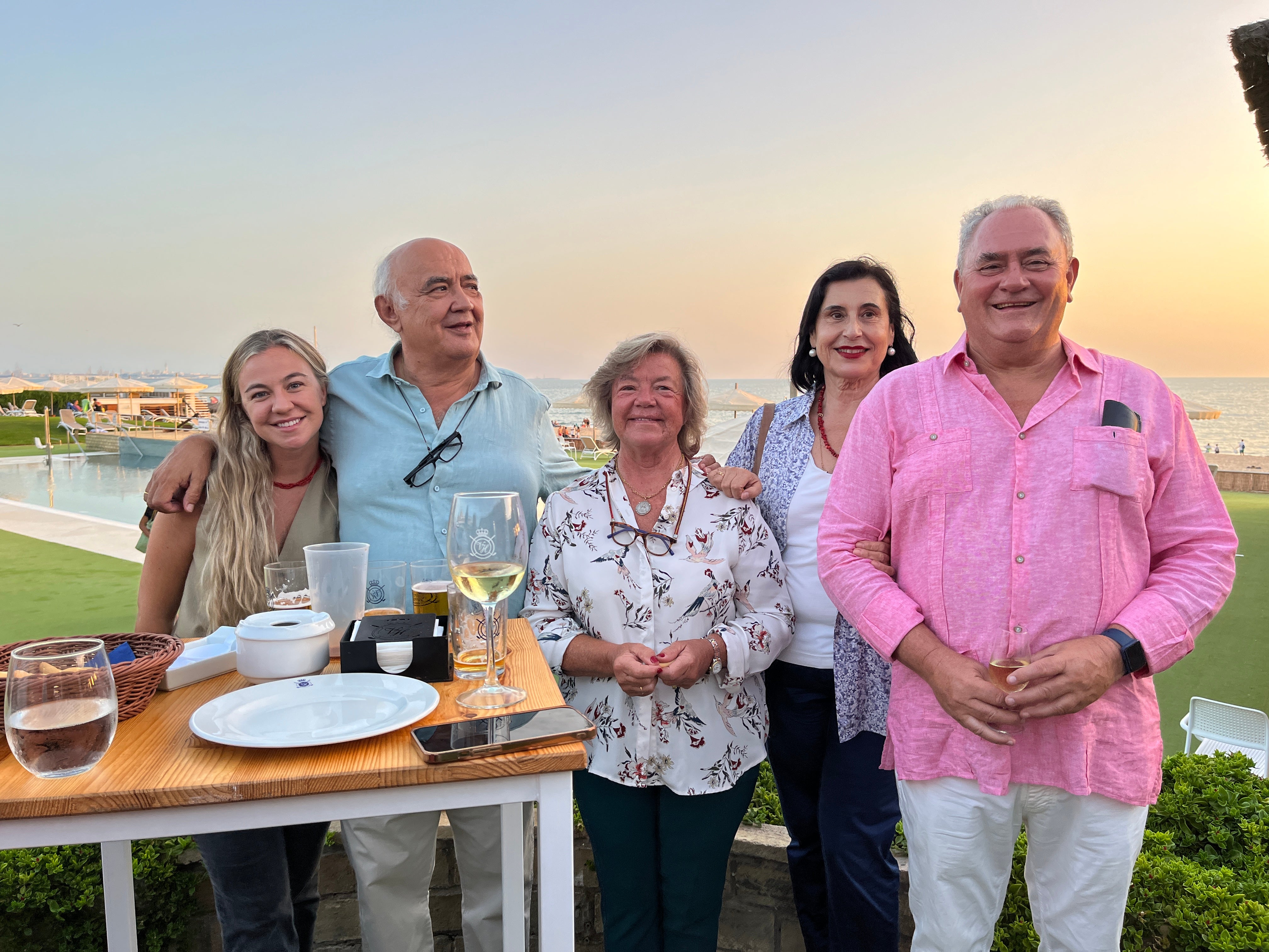 María Barra, Ángel Barra, Keka Barquín, Aurelia de Seras y Ramón Moreno