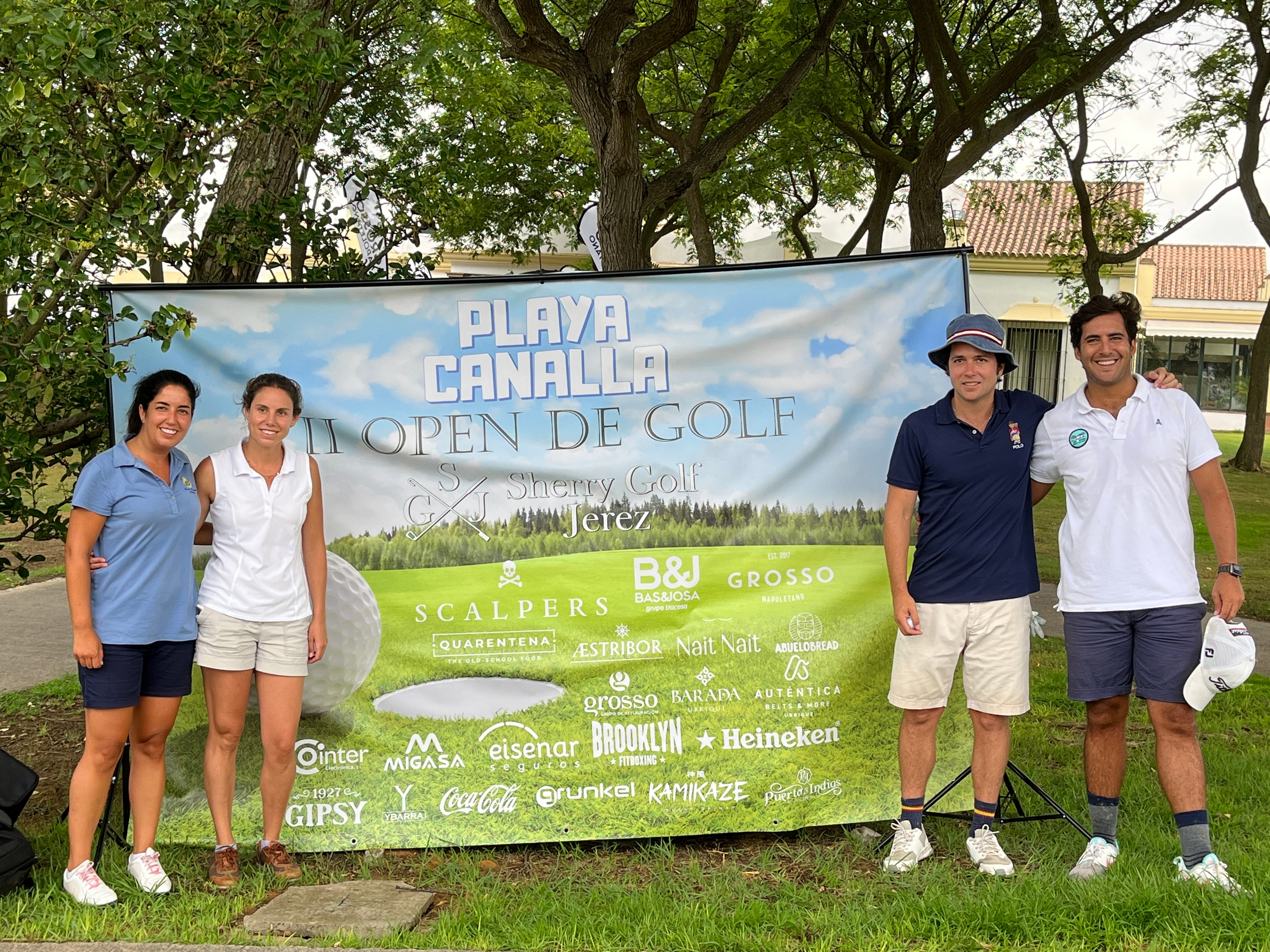 Cristina Gutiérrez, Carmen Mencos, Enrique Osuna y Genaro González de la Peña