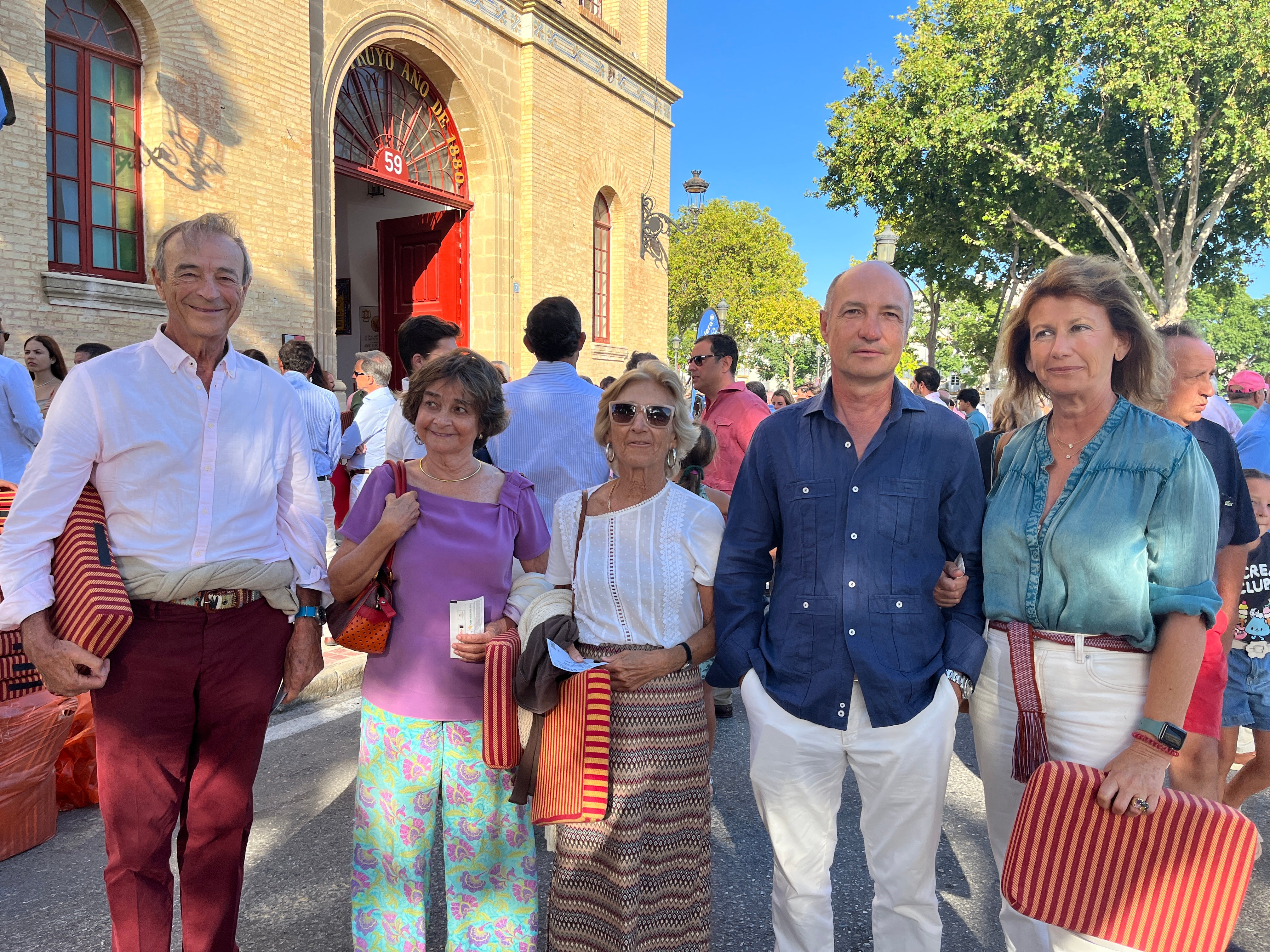 Miguel Domecq, Mati Domecq, Cecilia Domecq, Juan Pedro Domecq y Cuca Núñez