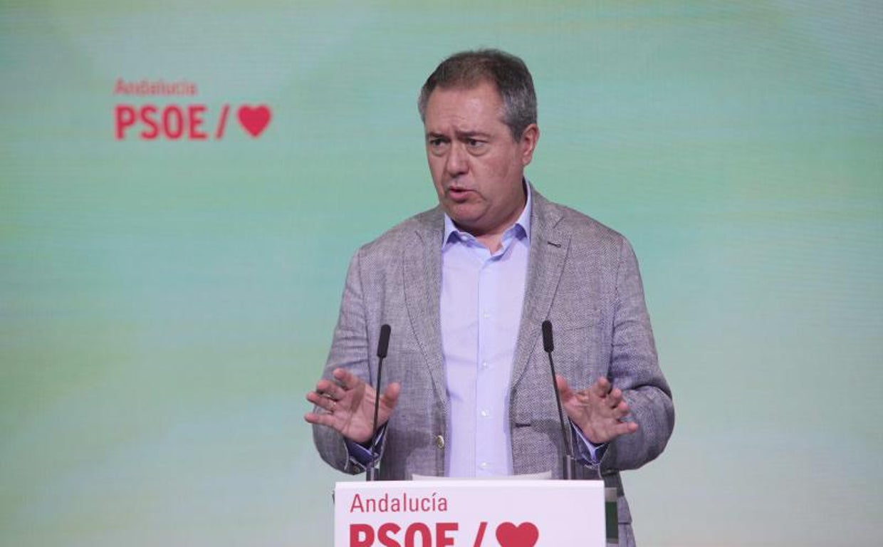 Juan Espadas, secretario general del PSOE de Andalucía.