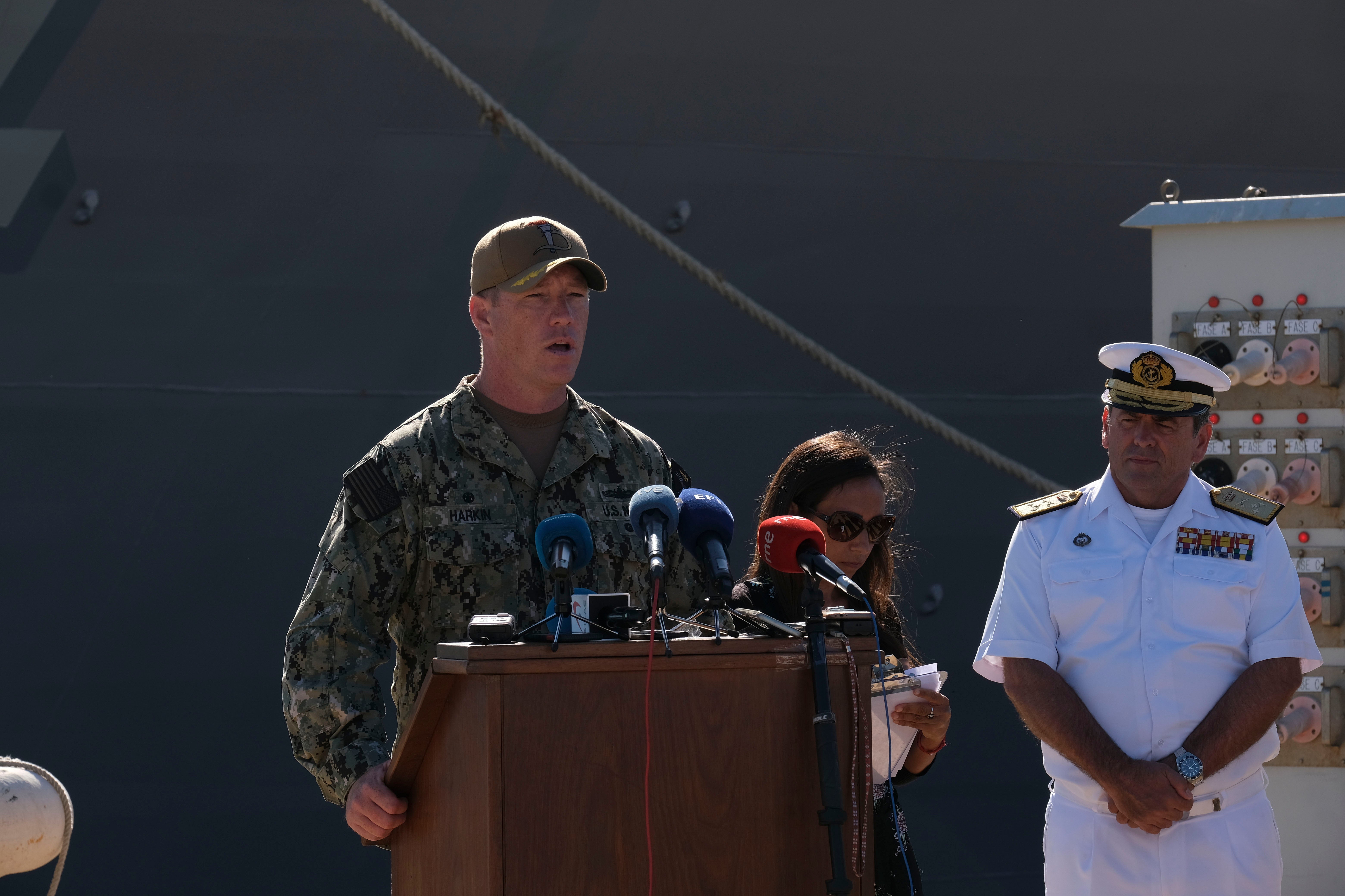 Fotos: la llegada del destructor norteamericano USS Bulkeley a la base de Rota