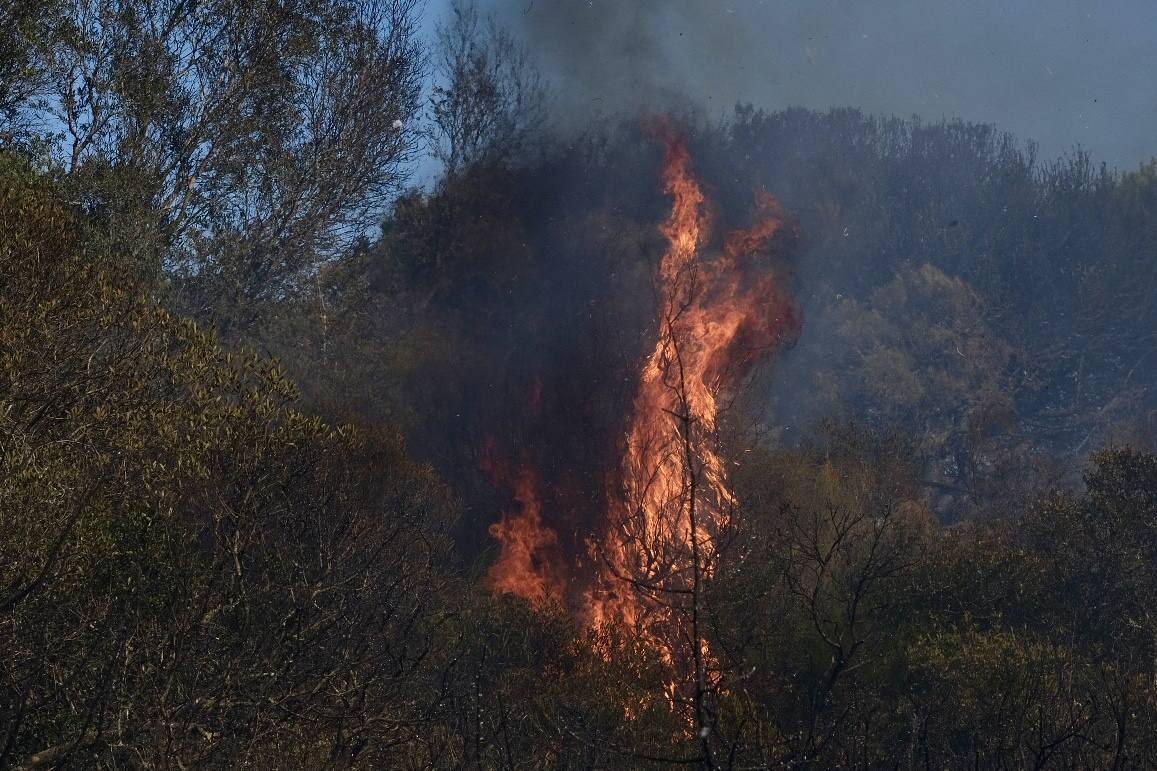 Las imágenes del incendio en Puerto Real