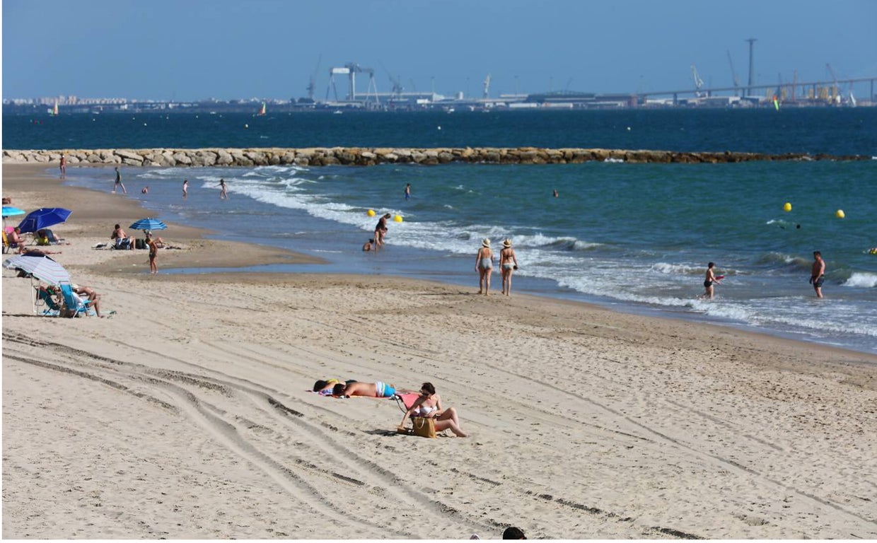 Imagen de archivo de la playa de Fuentebravía en El Puerto.