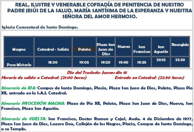 Magna Cádiz 2022: Horarios e itinerarios de los traslados y la procesión de este sábado