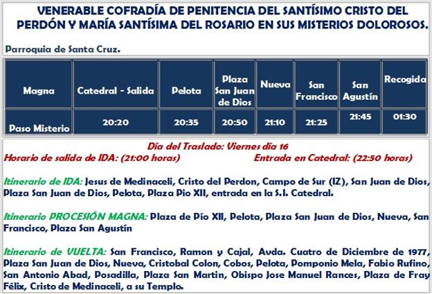 Magna Cádiz 2022: Horarios e itinerarios de los traslados y la procesión de este sábado