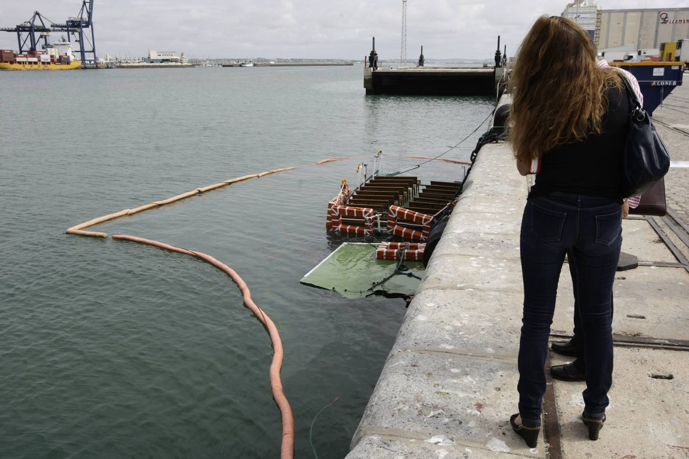 Fotos: Once años del hundimiento del Vaporcito en el muelle de Cádiz