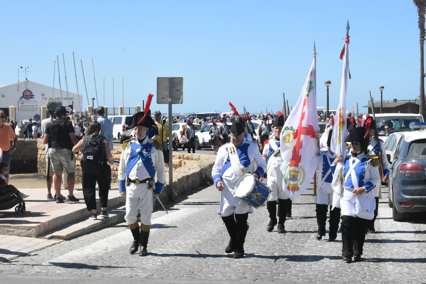 Así ha sido la recreación de la histórica Batalla del Trocadero de 1823