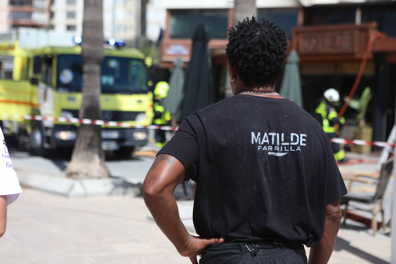 Así ha quedado La Parrilla de Matilde tras el incendio en el local