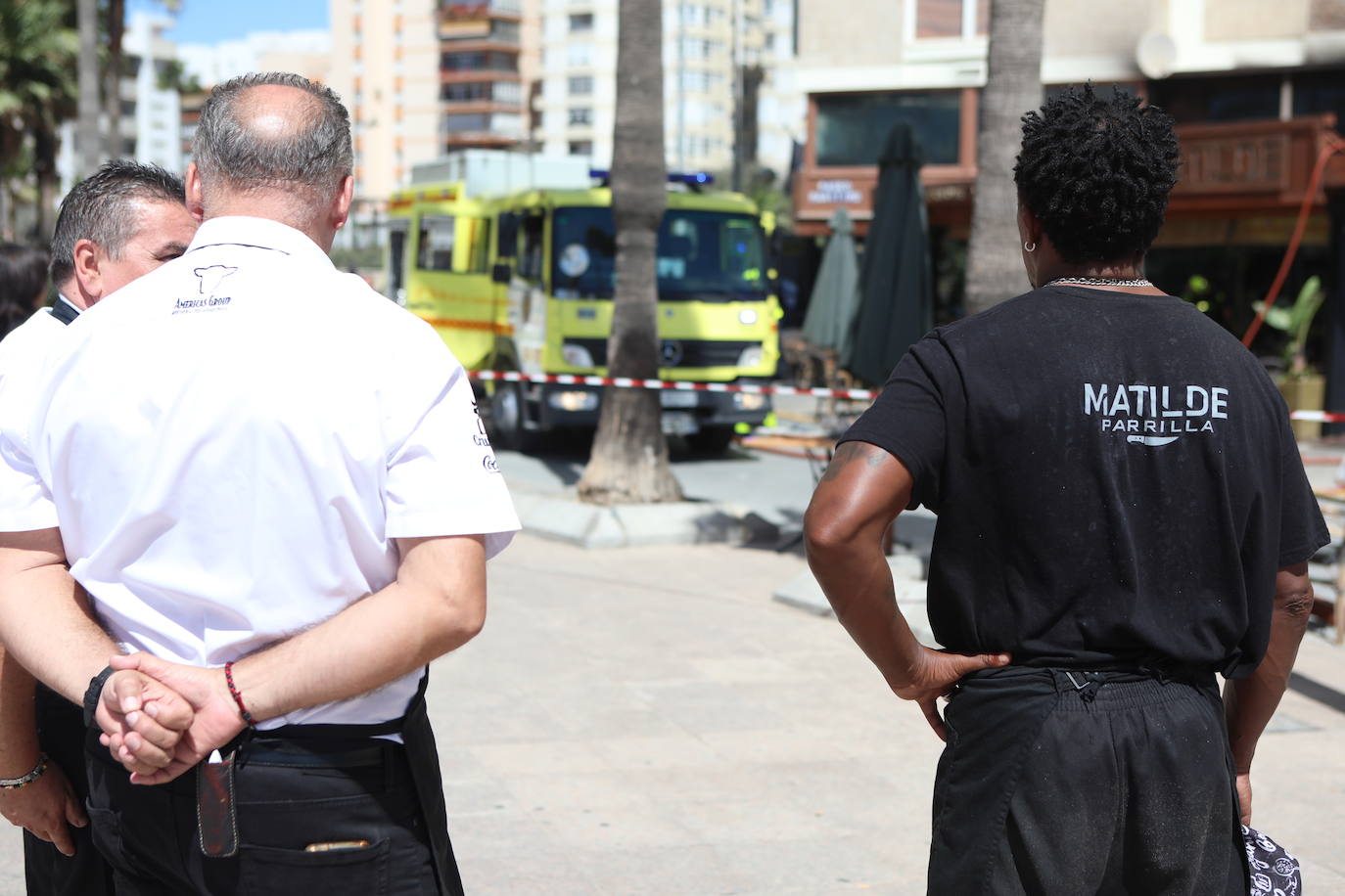 Así ha quedado La Parrilla de Matilde tras el incendio en el local