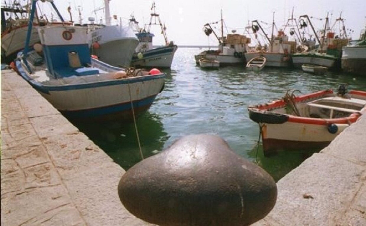 Imagen del puerto pesquero de Barbate.