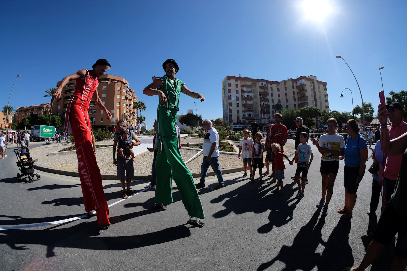 Las imágenes de la Vuelta Ciclista a España a su paso por Sanlúcar