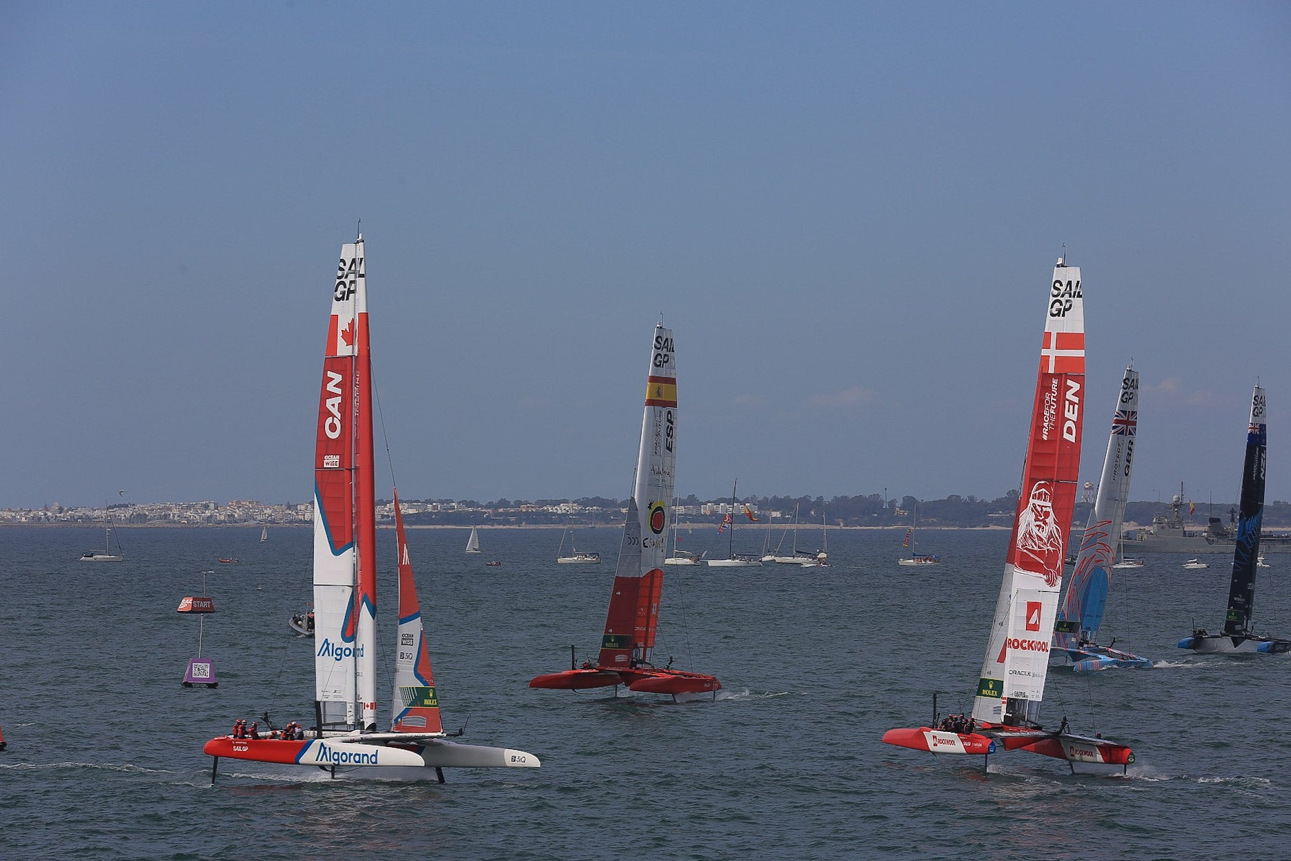 Búscate en las imágenes de Cádiz este domingo de SailGP