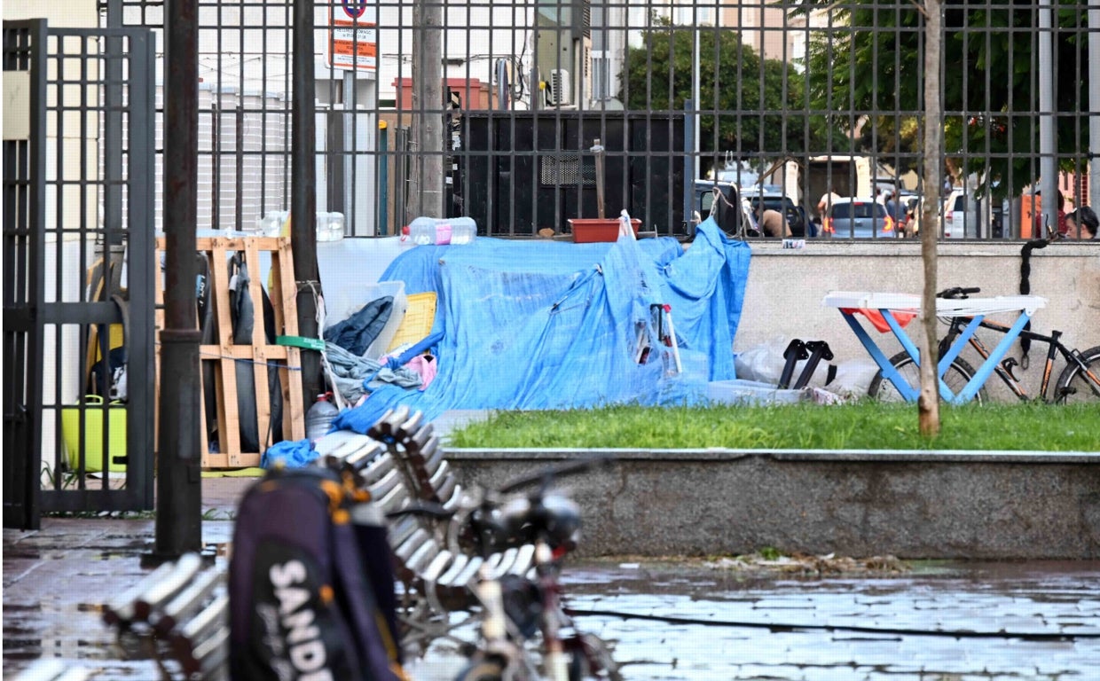 Imagen de la plaza Carlos Díaz en Cádiz.