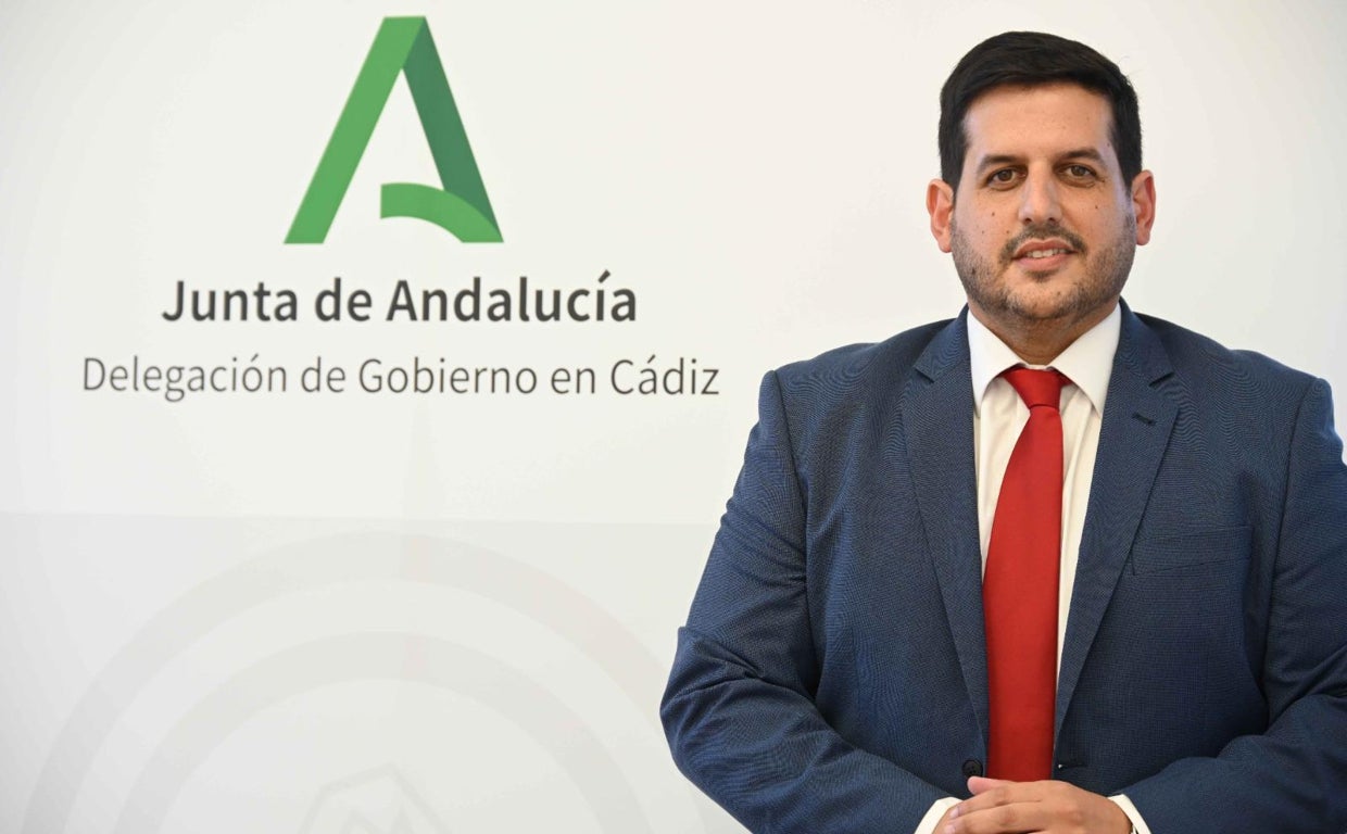 Jorge Vázquez, delegado provincial de Turismo, Cultura y Deporte en Cádiz.