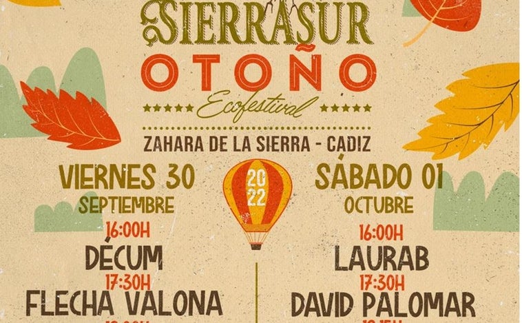 Juanito Makandé, Miguel Campello o El Canijo de Jerez, el cartel del Festival Sierrasur Otoño por día y horas