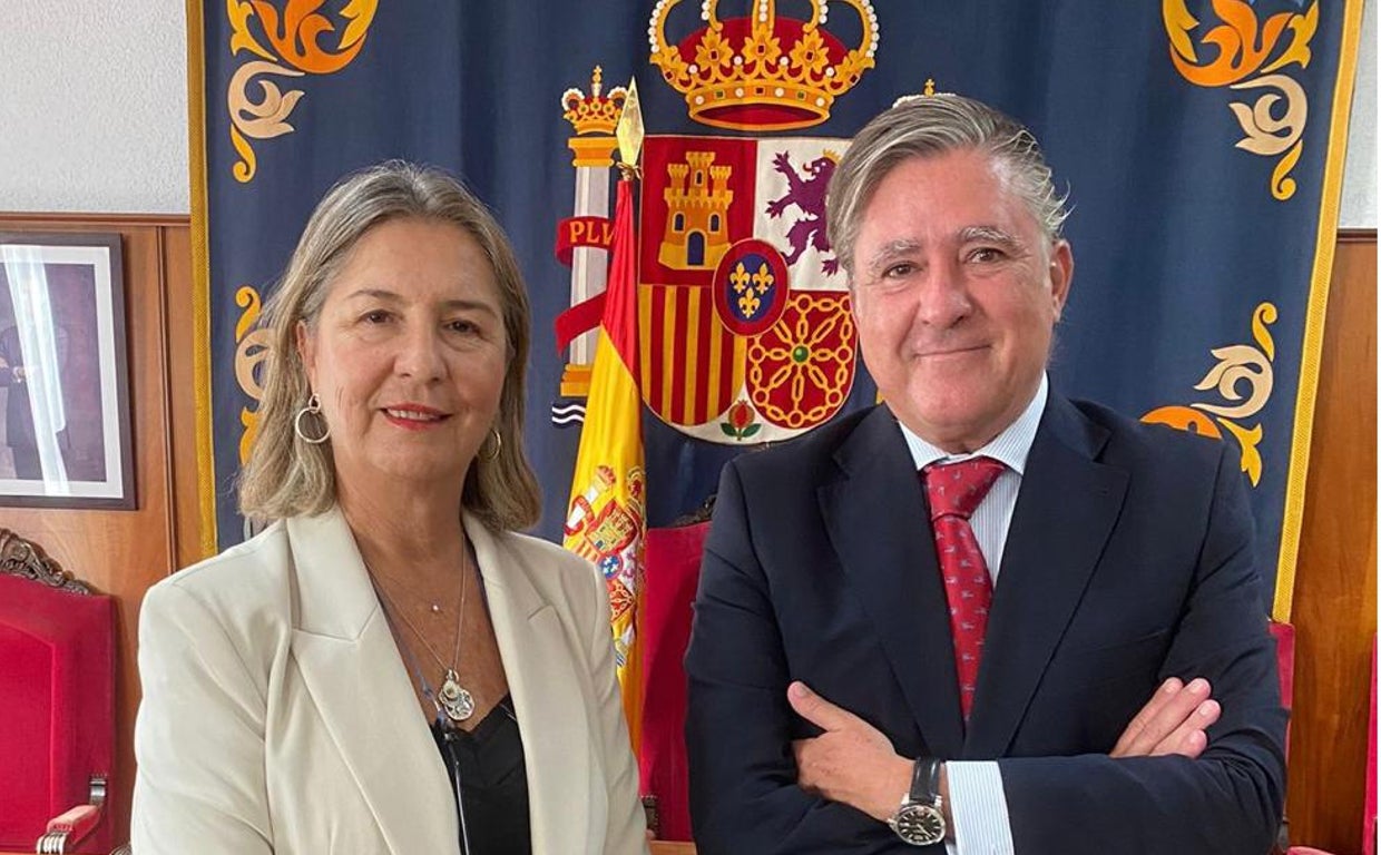 Ana Bertón se reúne con el presidente de la Audiencia Provincial de Cádiz