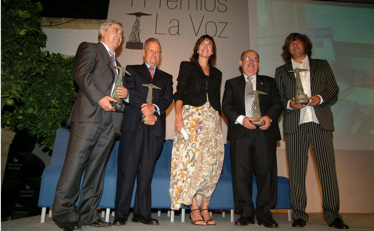 Antonio Muñoz, Manuel Catalán, Concha Gª Campoy, Juan Polanco y José Mercé, en la primera edición.