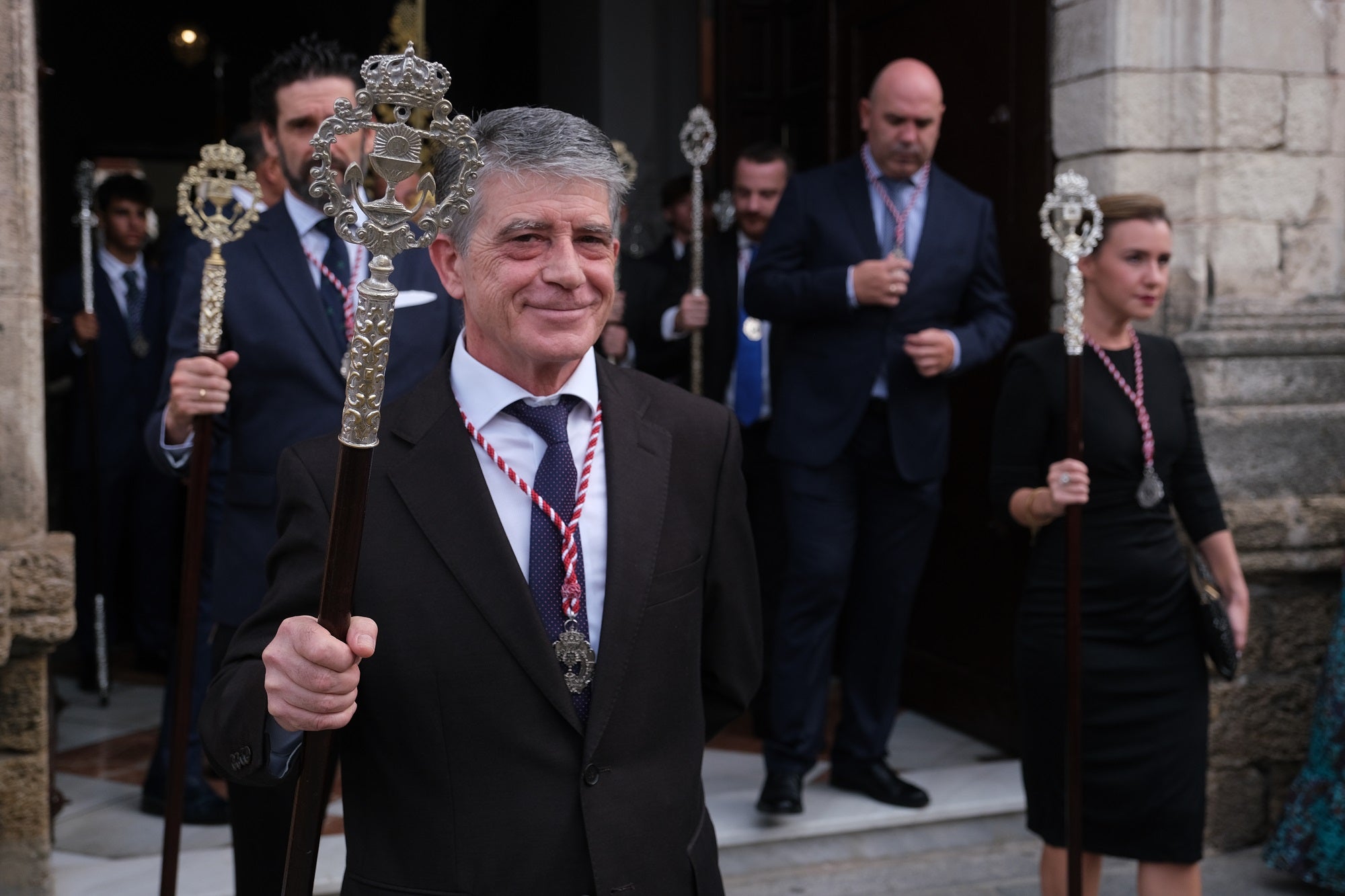 En imágenes: Procesión de la Virgen del Rosario