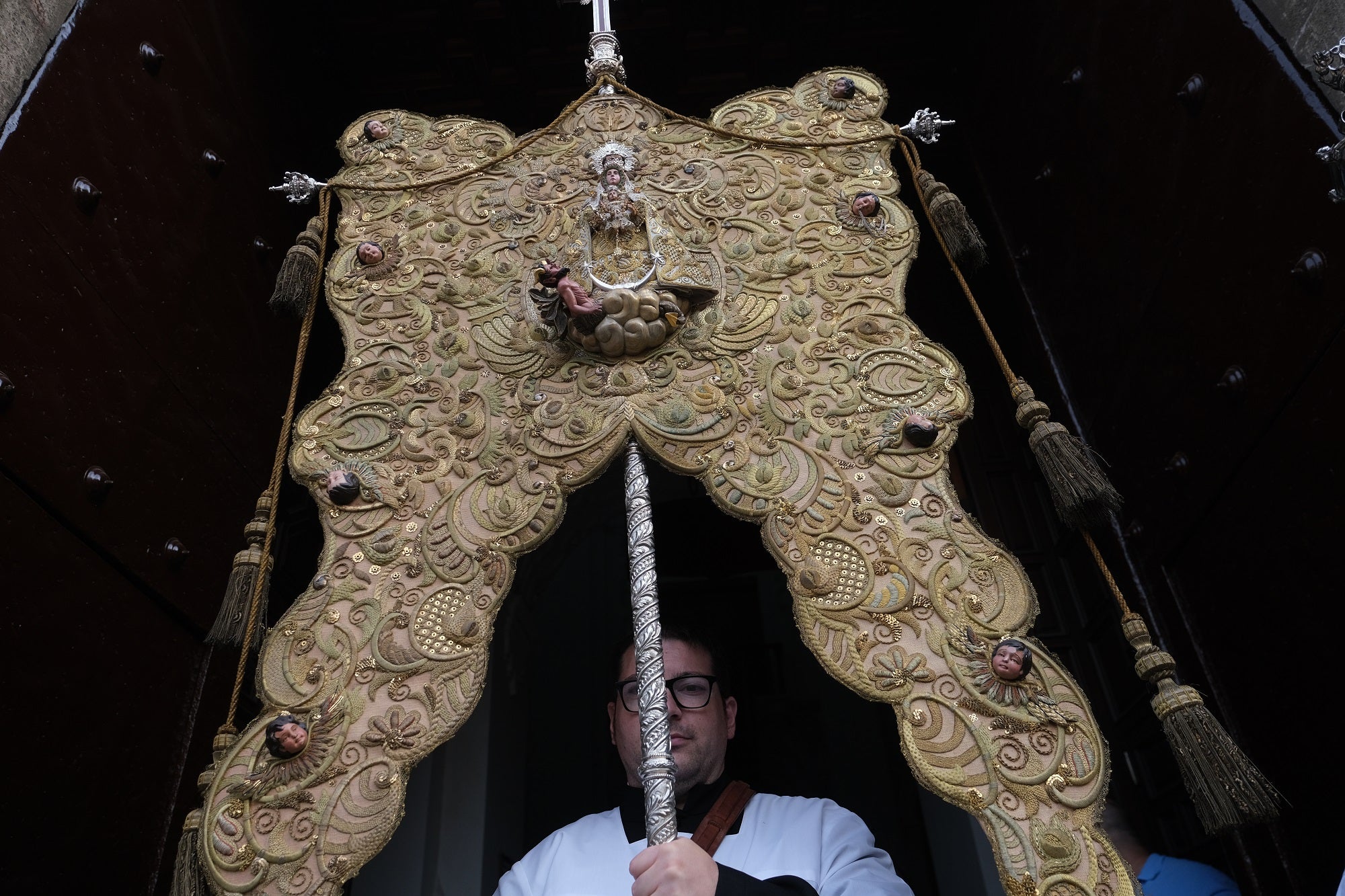 En imágenes: Procesión de la Virgen del Rosario