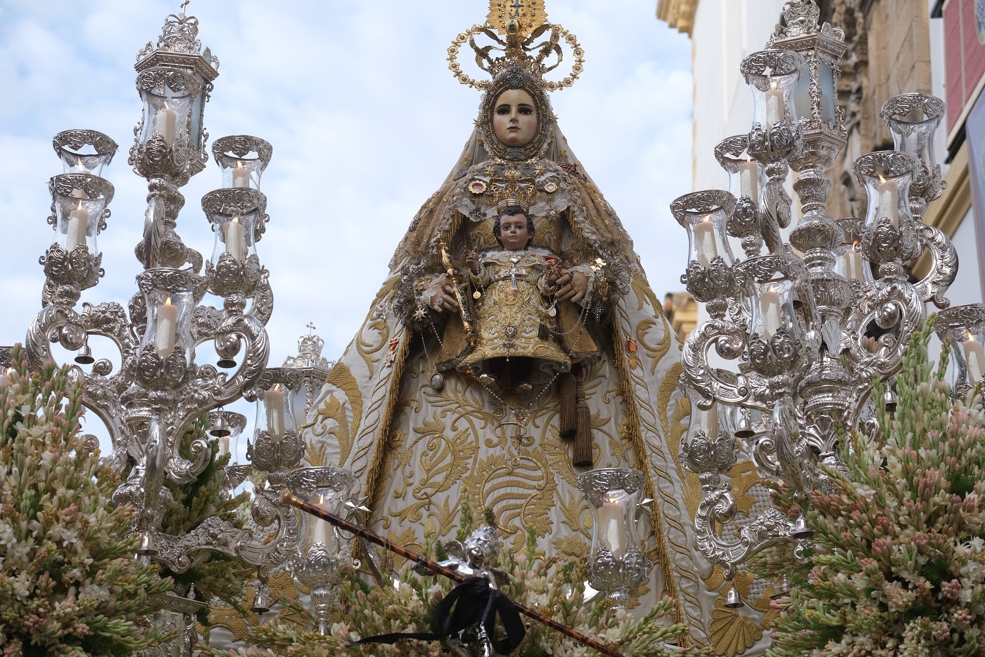 En imágenes: Procesión de la Virgen del Rosario