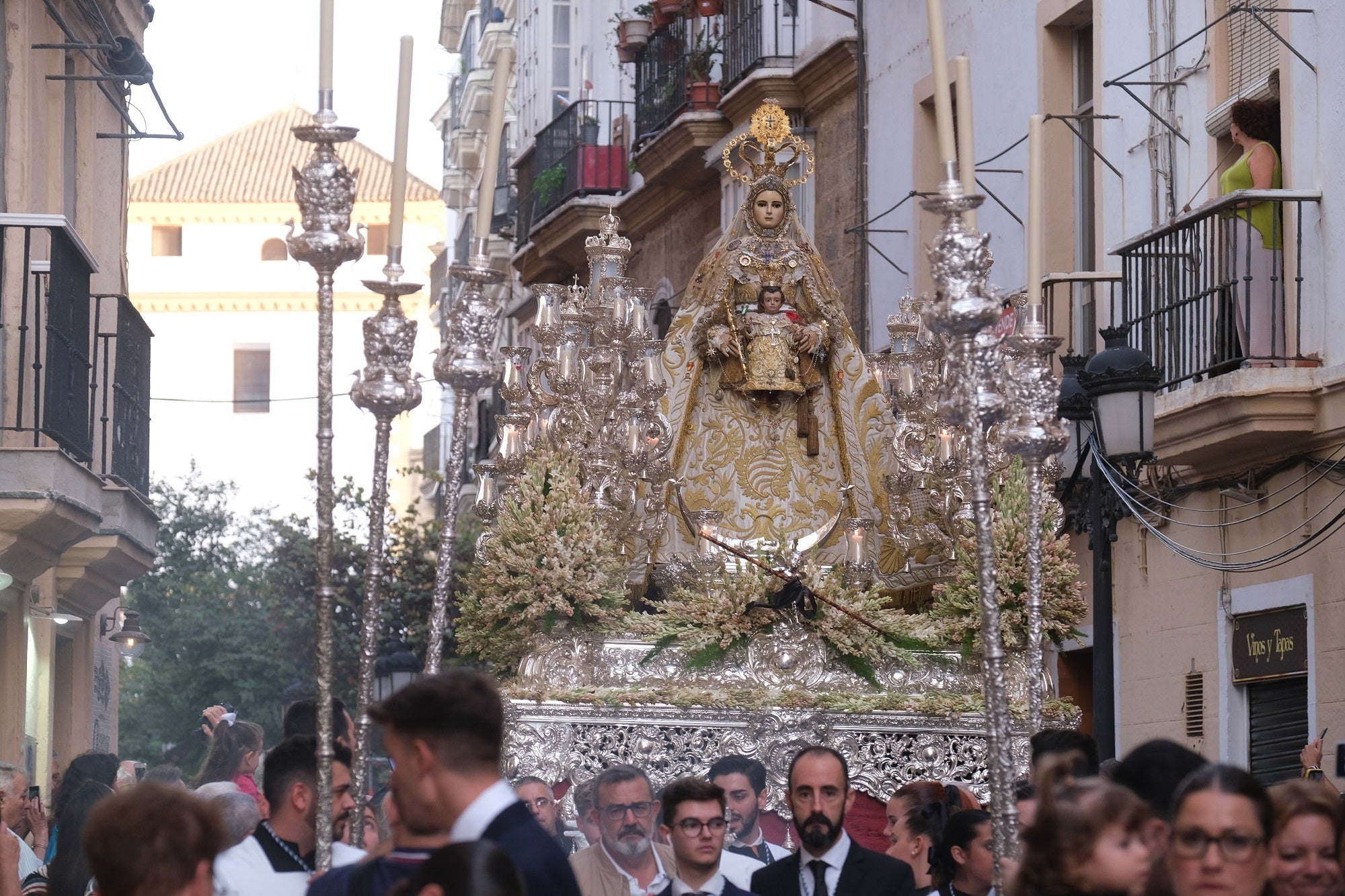 En imágenes: Procesión de la Virgen del Rosario