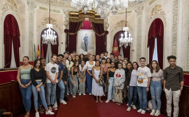 Cádiz recibe a los alumnos y docentes del proyecto Erasmus 