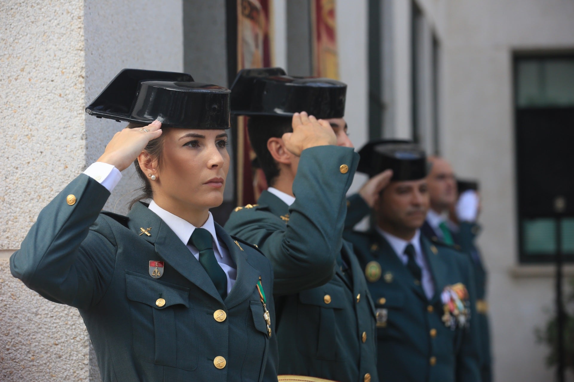 Fotos: La Guardia Civil celebra la festividad de su patrona en Cádiz