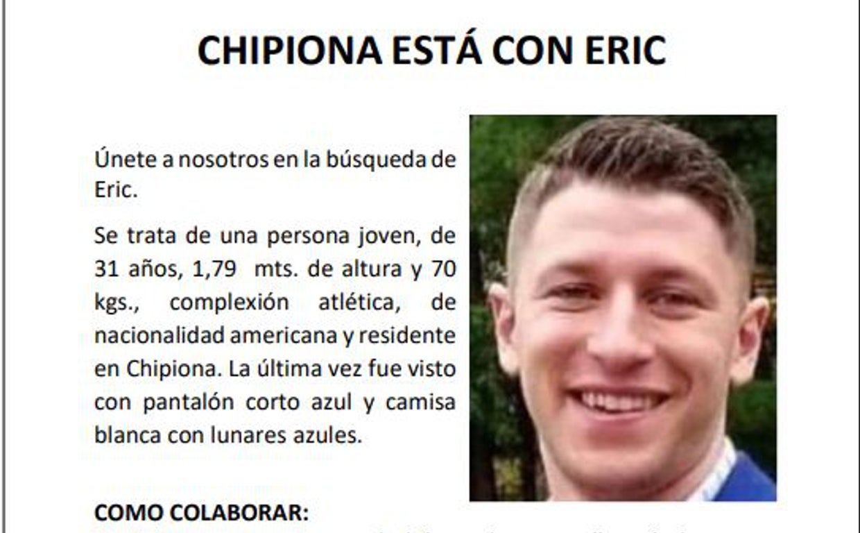 Eric Adam Caldwell, desaparecido en Chipiona.