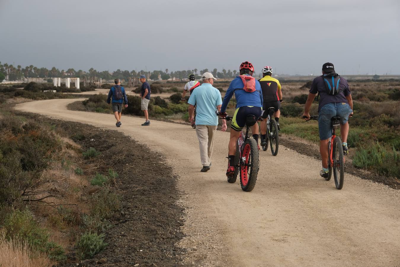 Así es la nueva vía ciclopeatonal entre San Fernando y Chiclana