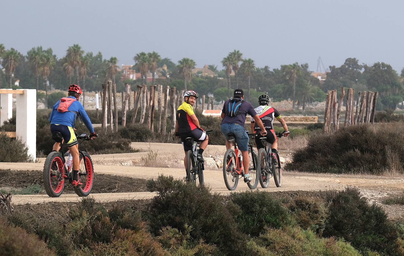 Así es la nueva vía ciclopeatonal entre San Fernando y Chiclana