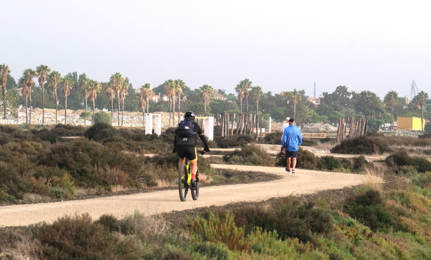 Así es la nueva vía ciclopeatonal entre San Fernando y Chiclana