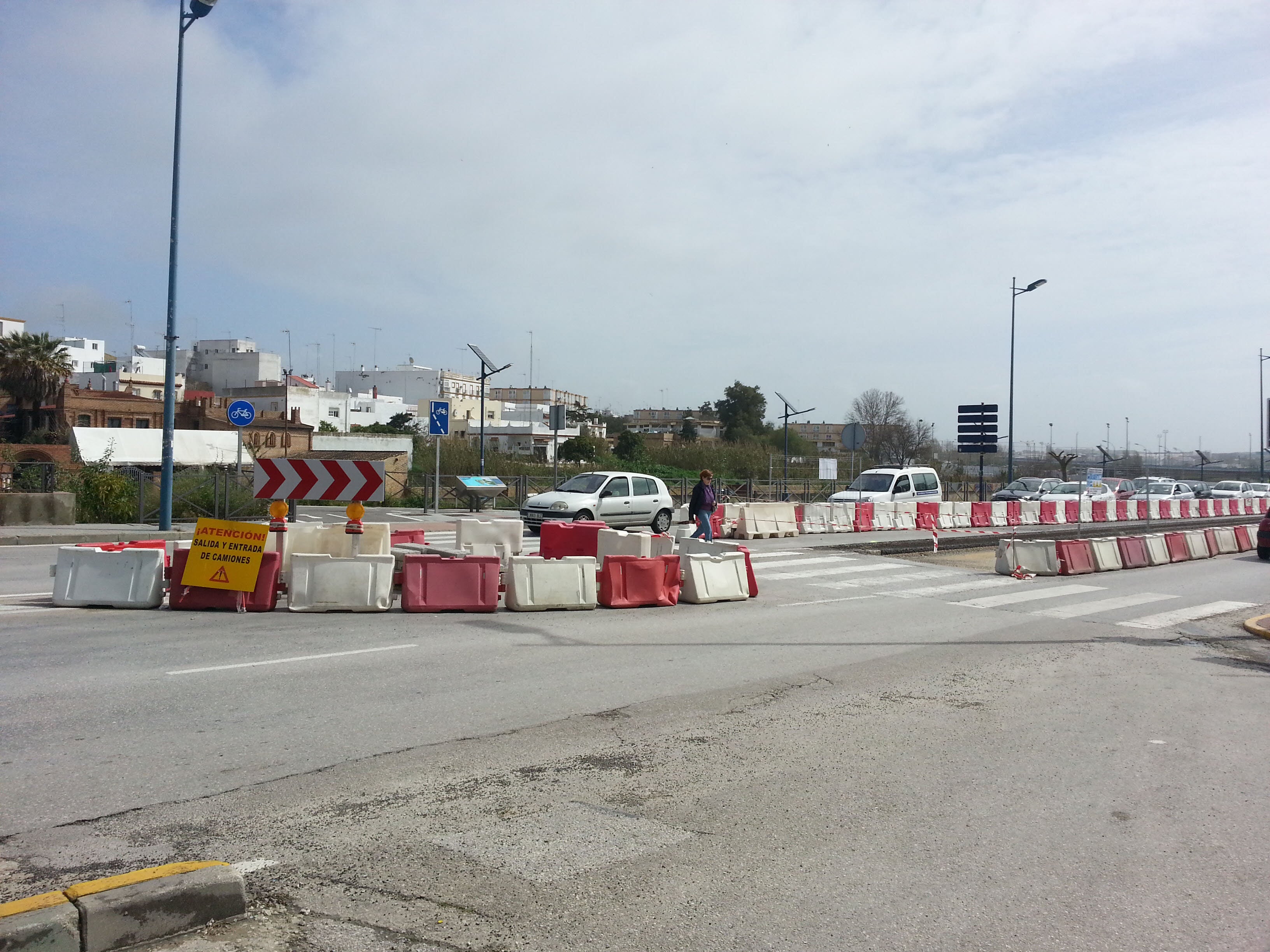 Imágenes históricas: Los años de obras del tranvía de la Bahía de Cádiz