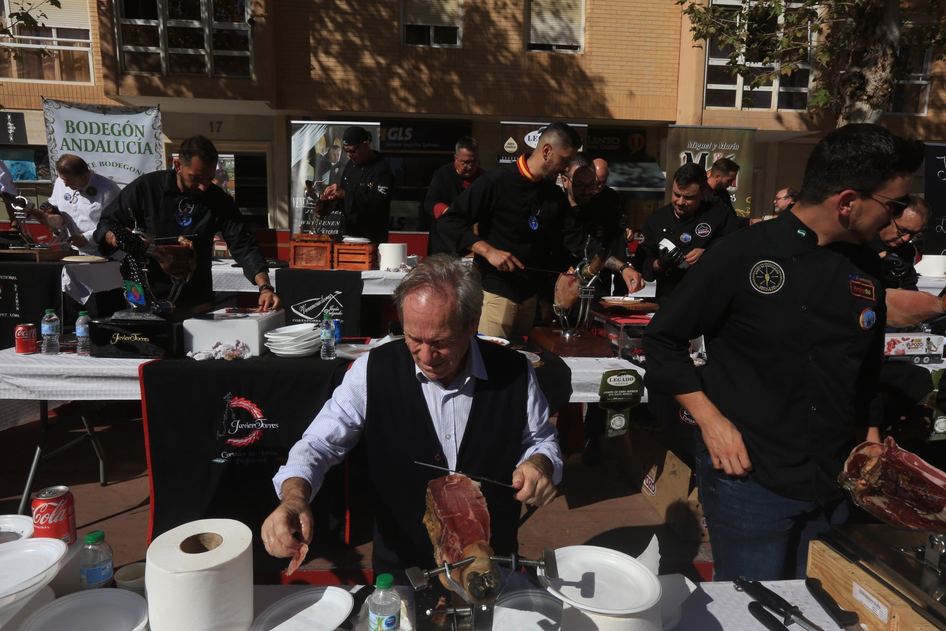 Fotos: Las espectaculares imágenes que dejan los cortadores de jamón en San Fernando