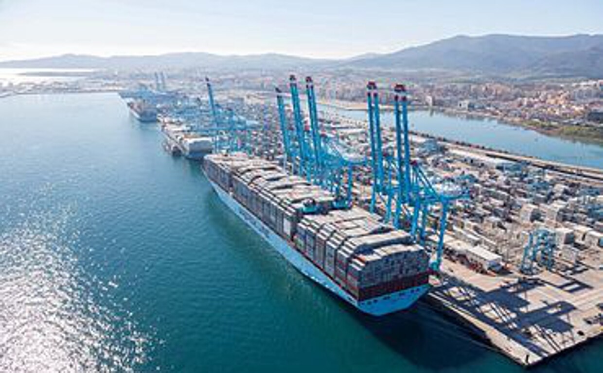 Una imagen del puerto de Algeciras.