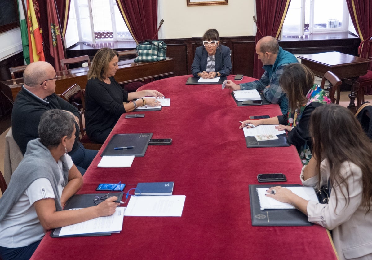 Reunión de Monte Mures con los agentes sociales.