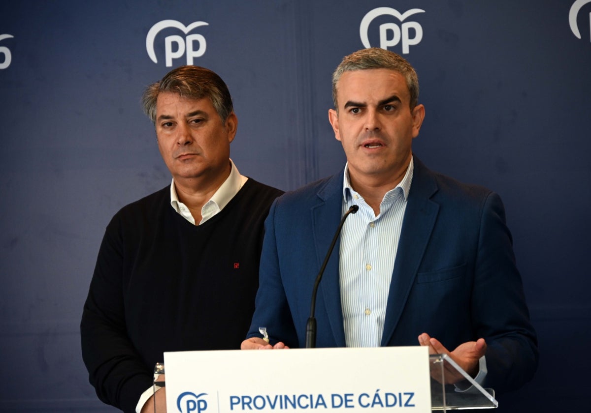 Romaní y Ortiz durante la rueda de prensa de este miércoles