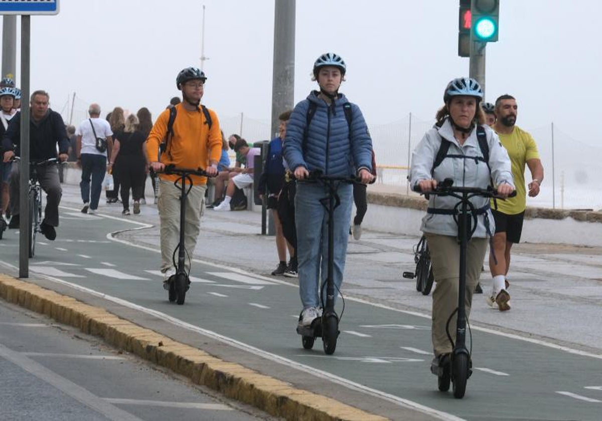 Patinetes eléctricos.