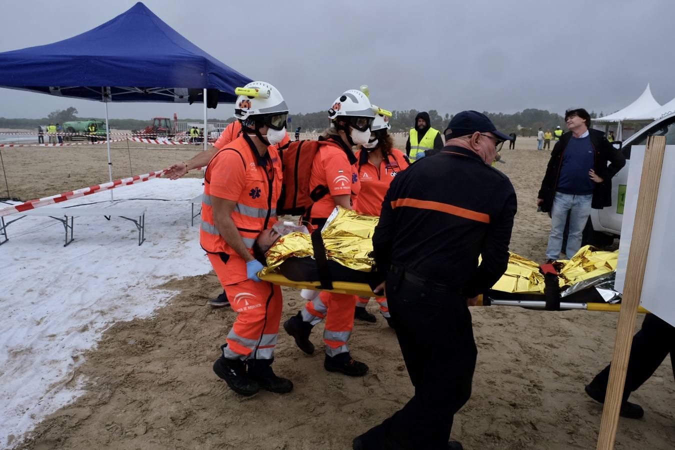 El Puerto se prepara para combatir un vertido de 3.000 toneladas de fueloil